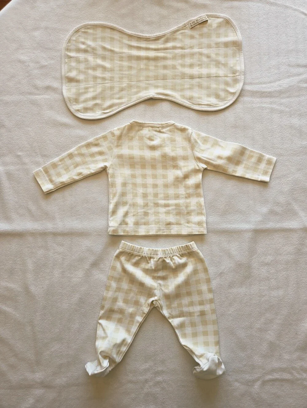 The Beaufort Bonnet Company Yellow Gingham Baby Matching Set
